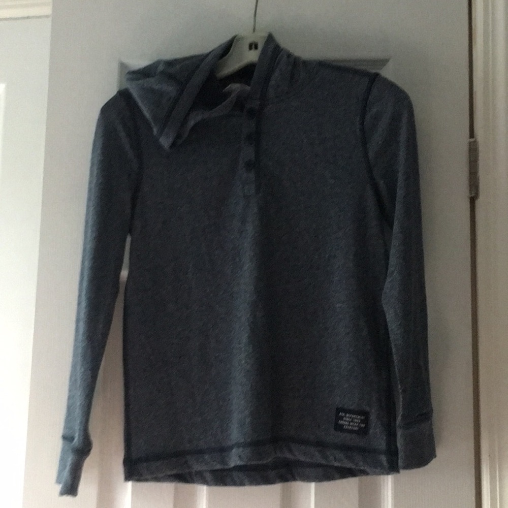 H&M boys hooded long sleeve tee